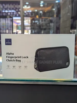 Wiiwu Alpha Finger Print Lock Clutch Bag