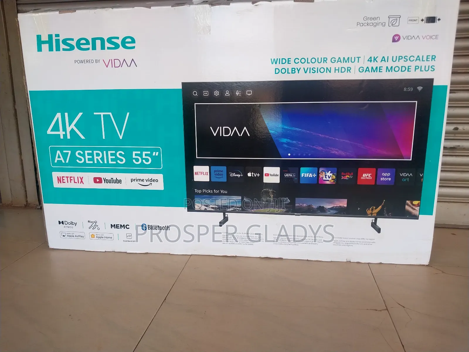 Hisense 55 7 Series Smart Uhd Flat Screen Flameless.