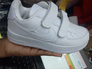 Children's White Canvas Shoes ( 25-37)