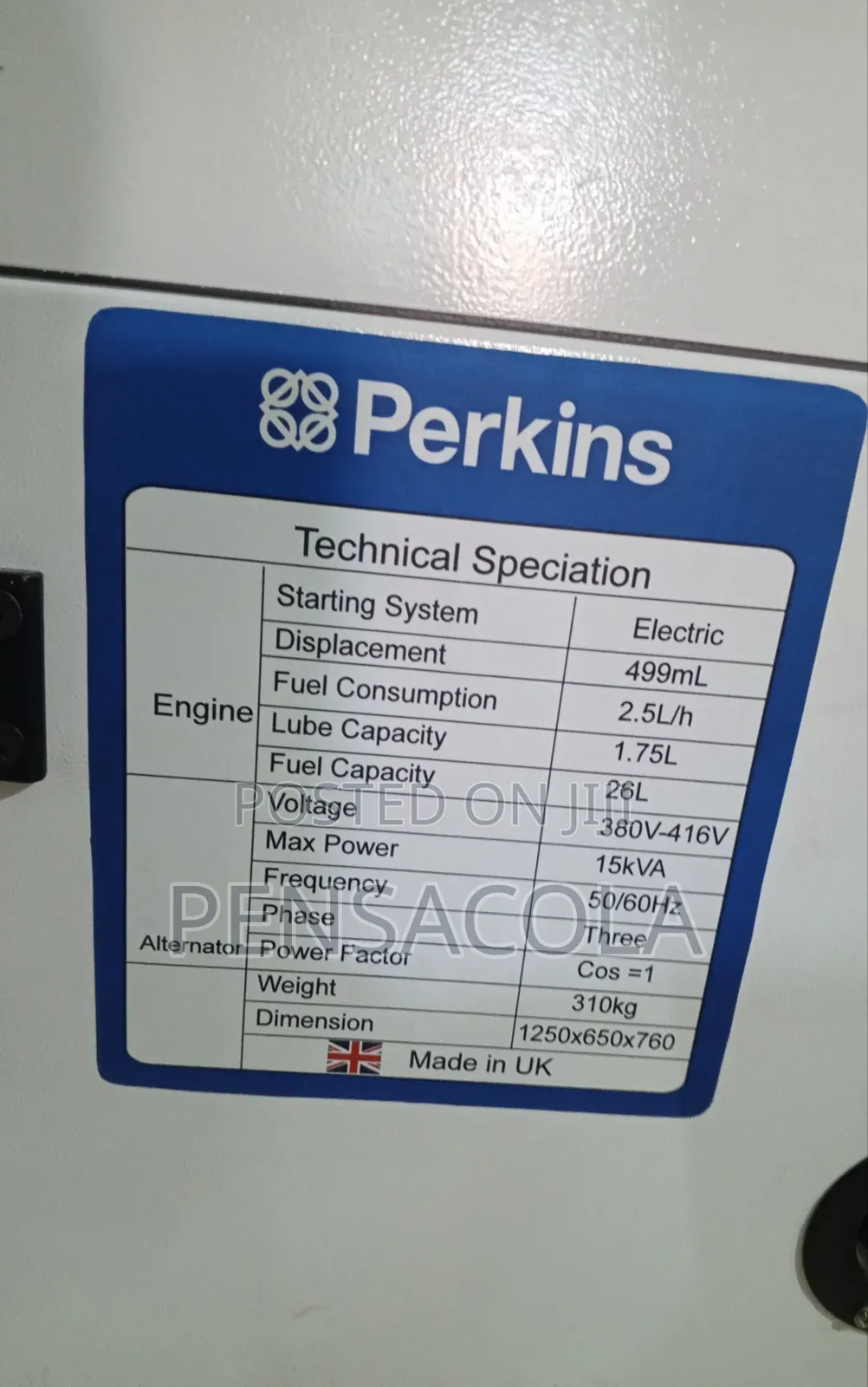 15kva Diesel Generator Water Cooled