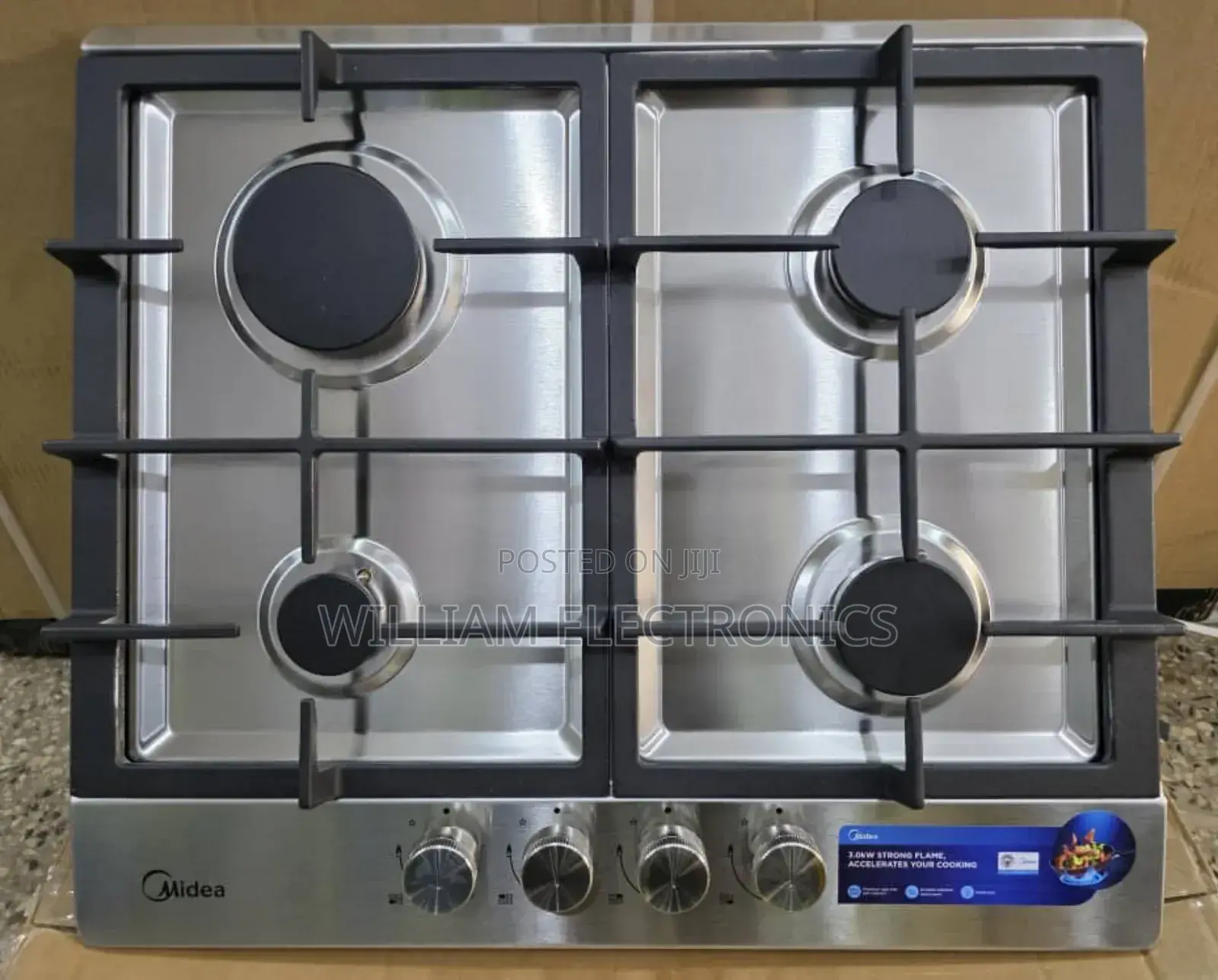 Midea 4 Gas Stainless Gas Burner