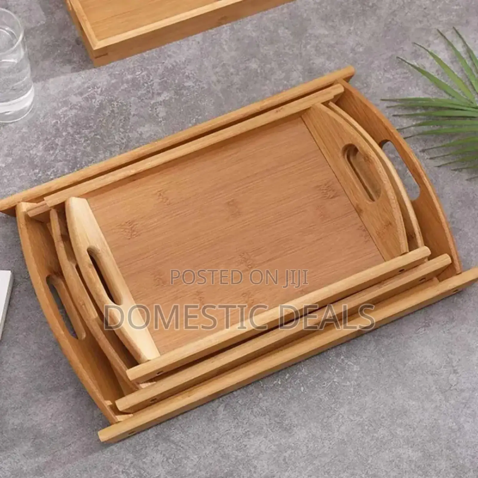 Bamboo Wooden Serving Trays