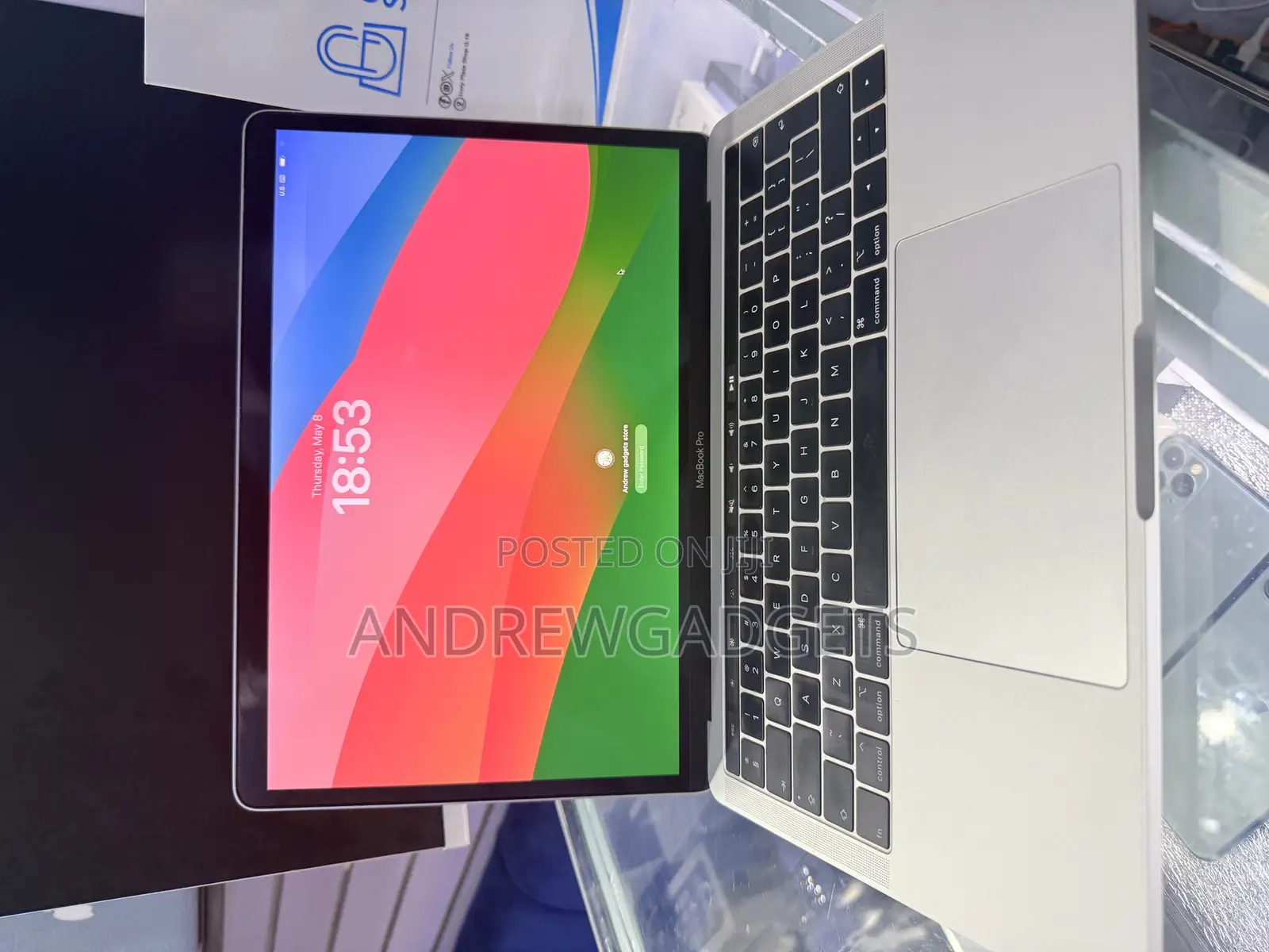 Laptop Apple MacBook Pro 2018 8GB Intel Core i5 SSD 500GB