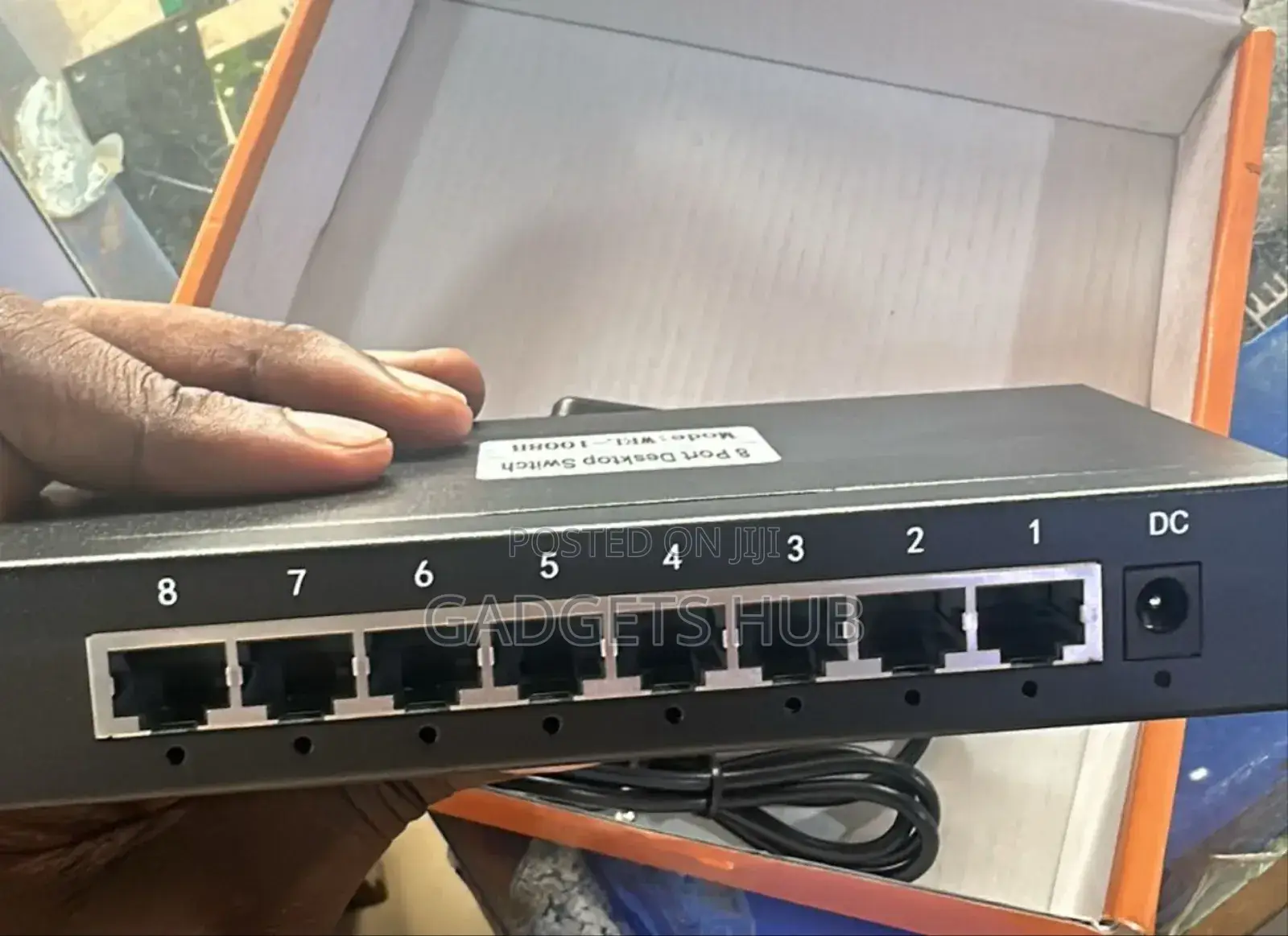 8 Port Fiber Switch With Poe