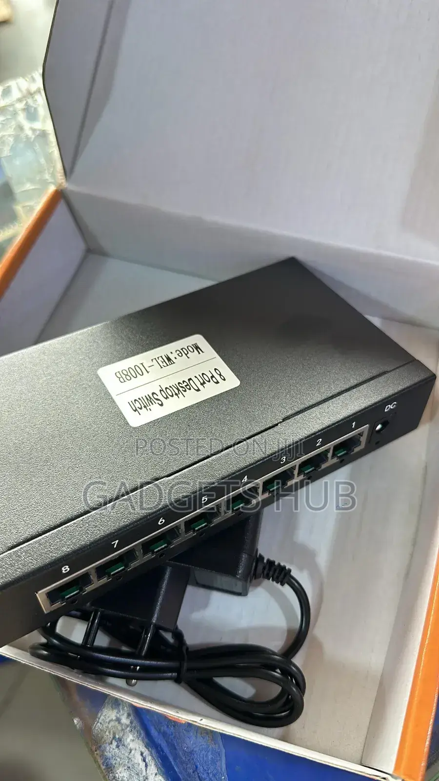 8 Port Fiber Switch With Poe