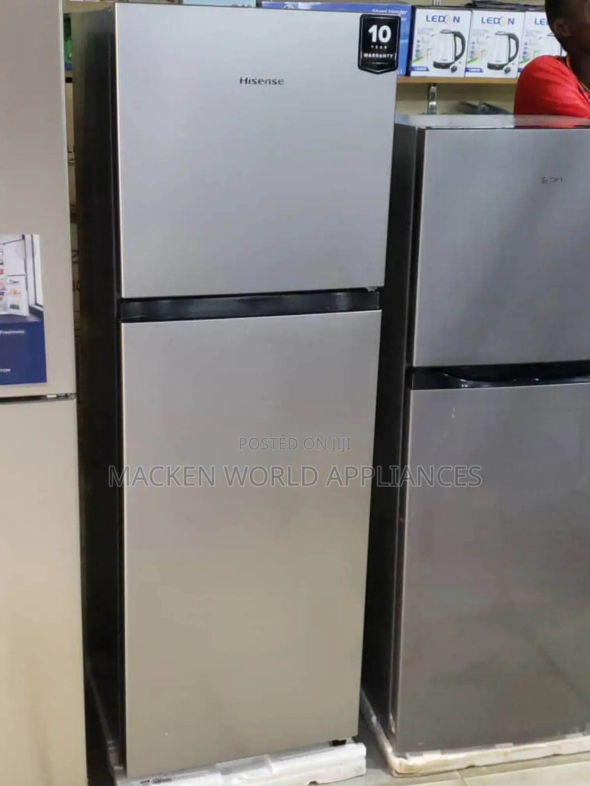 Hisense 200l Double Door Fridge New