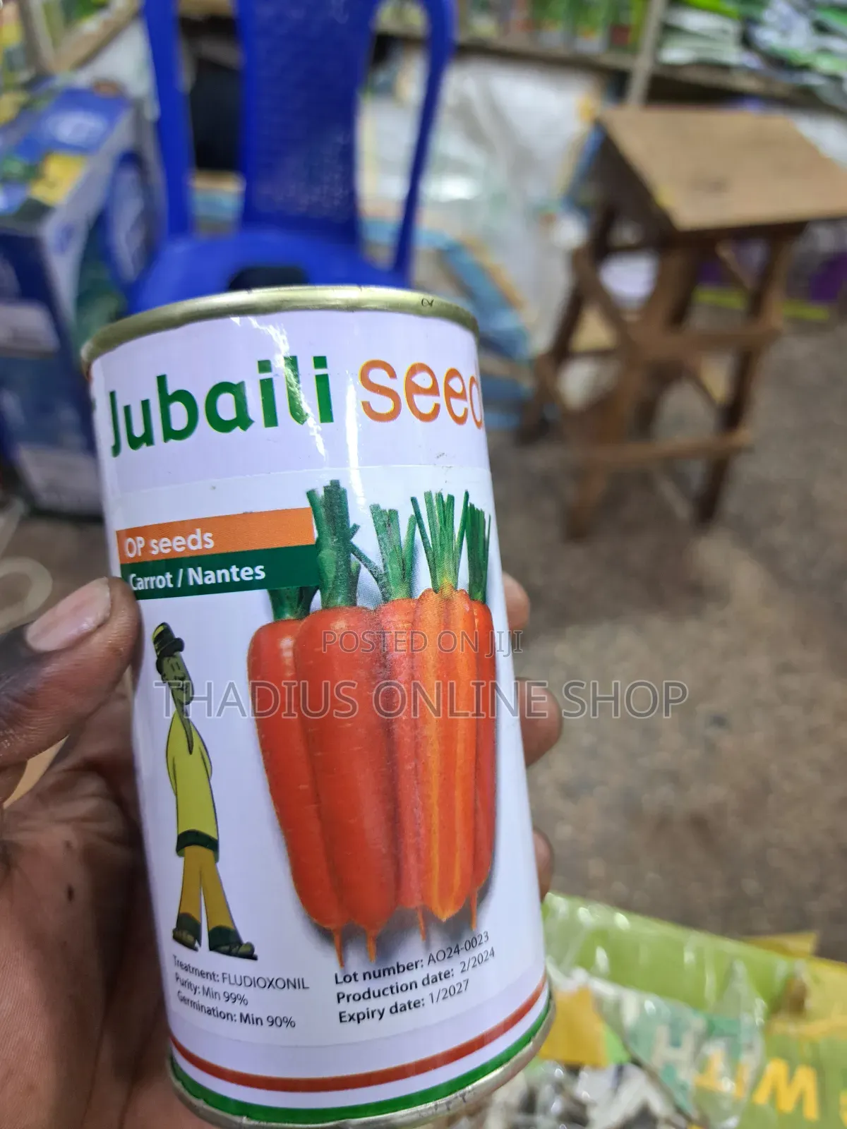 Long Large Carrot Seeds