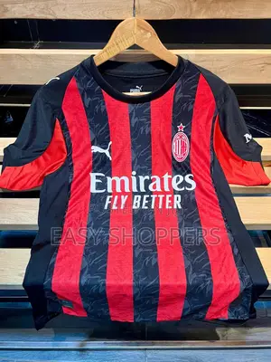 Ac Milan 2025-26 Home Jersey Players Version