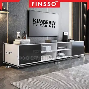 Spacious Storage/ Room and /Artistic Design Tv Stand/