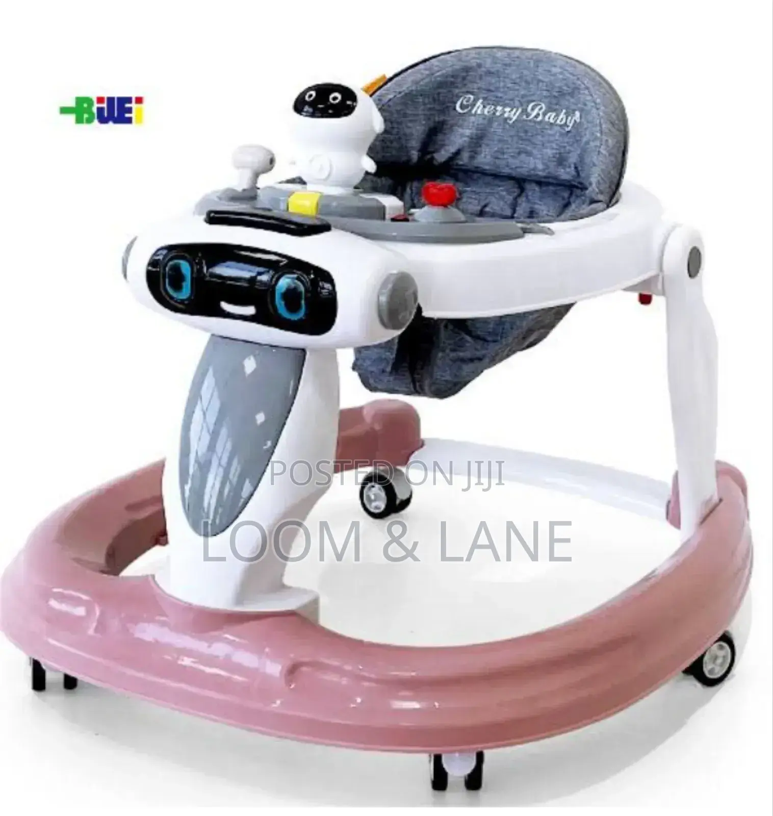 2 in 1 Robot Baby Walker With Push Handle