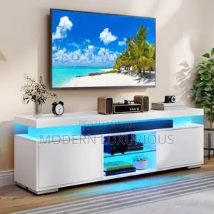 The Expensive /Matte Black Look Tv/ Stand Furniture/