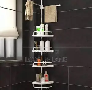 Adjustable 4 Tier Telescopic Shower Corner Rack