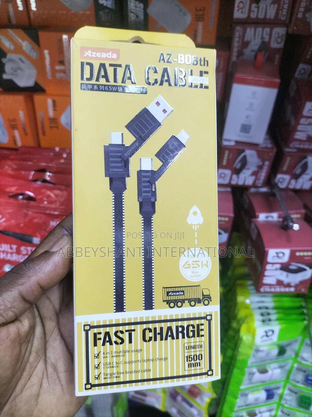Charger 4-in-1 Multiple-Usage Fast Charging Cable