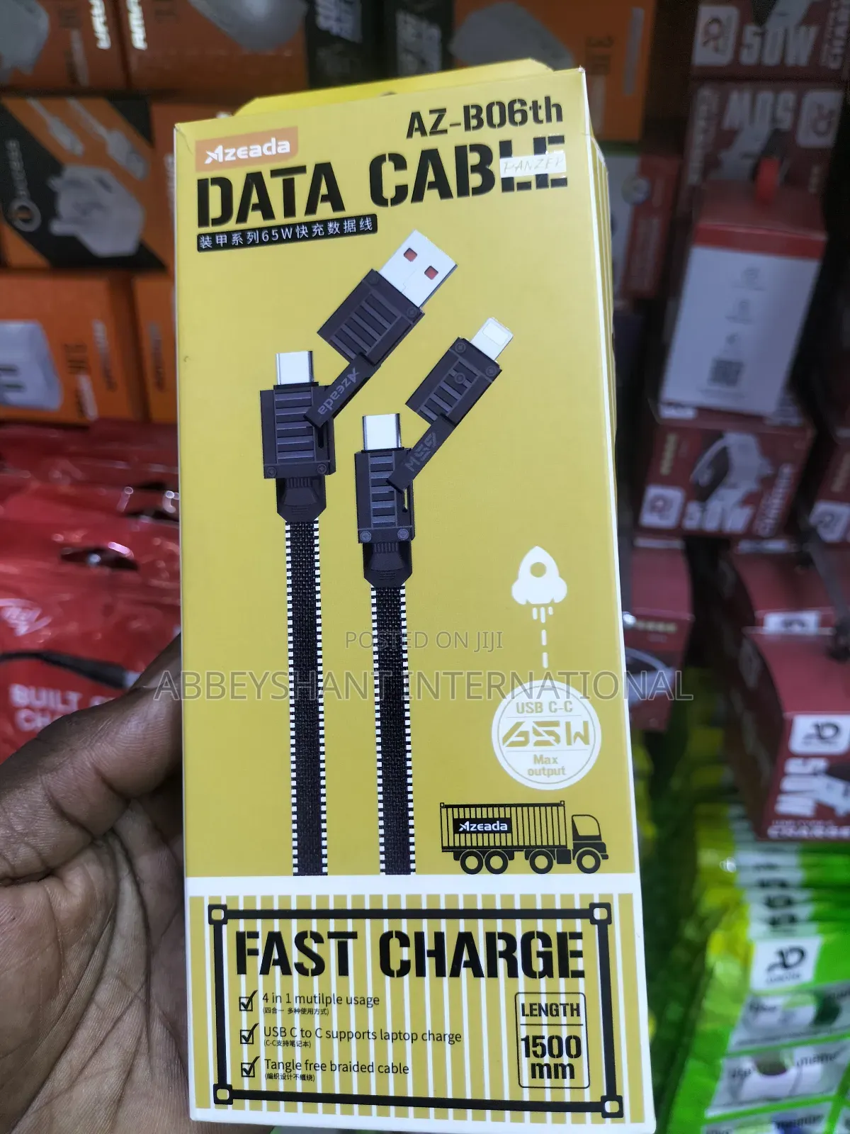 Multiple Charging Cable for iPhone/Airpods/Android
