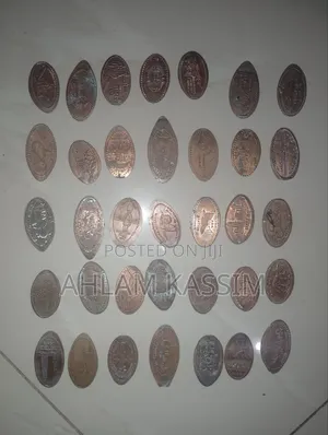 35 Assorted Pressed Elongated Copper Pennies