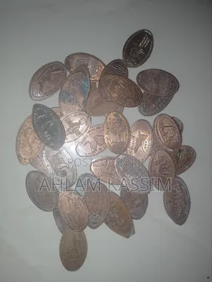 35 Assorted Pressed Elongated Copper Pennies