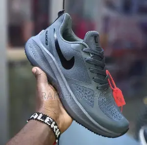 Gray Nike Air Zoom Guide 10 Pegasus Running Sneakers