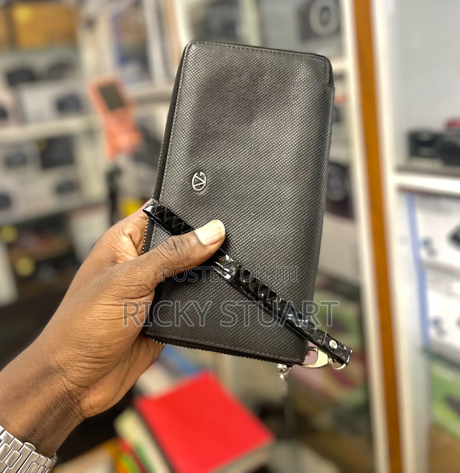 Men Wallet Leather Handbag