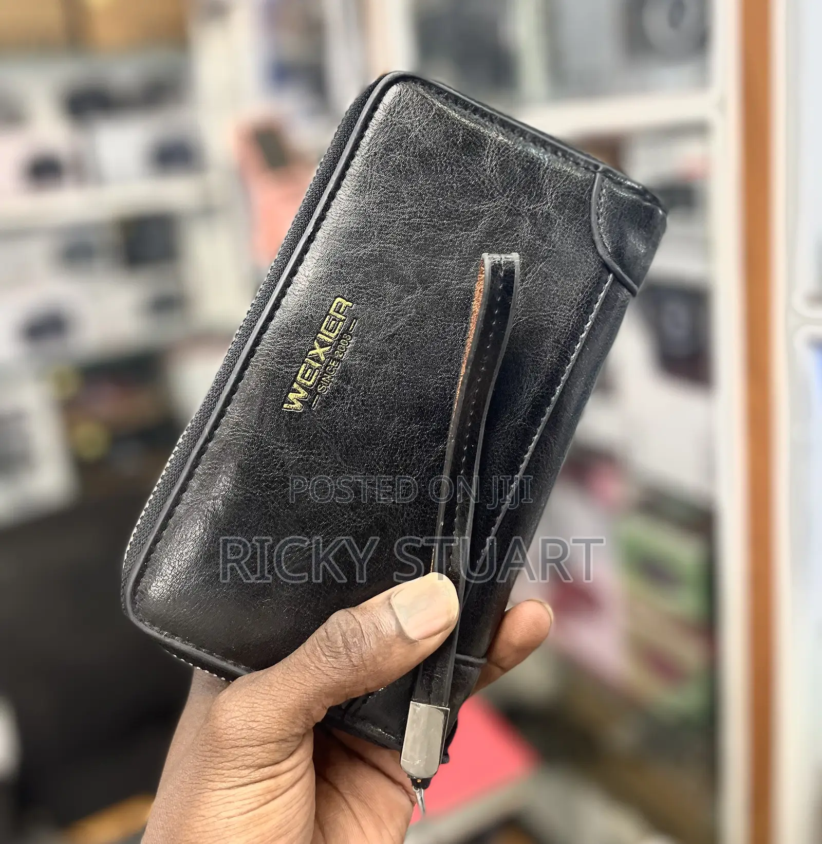Men Wallet Leather Handbag