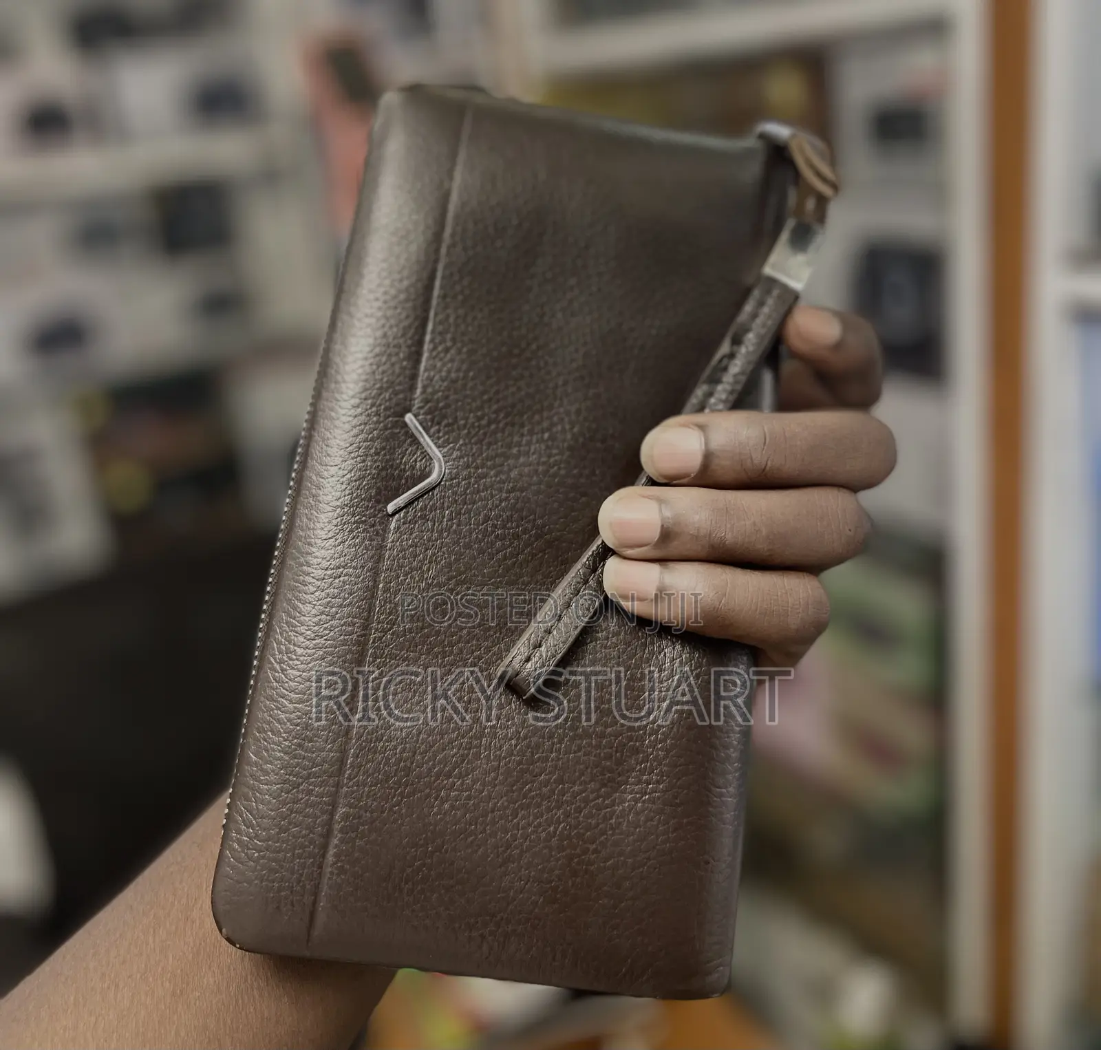 Men Wallet Leather Handbag