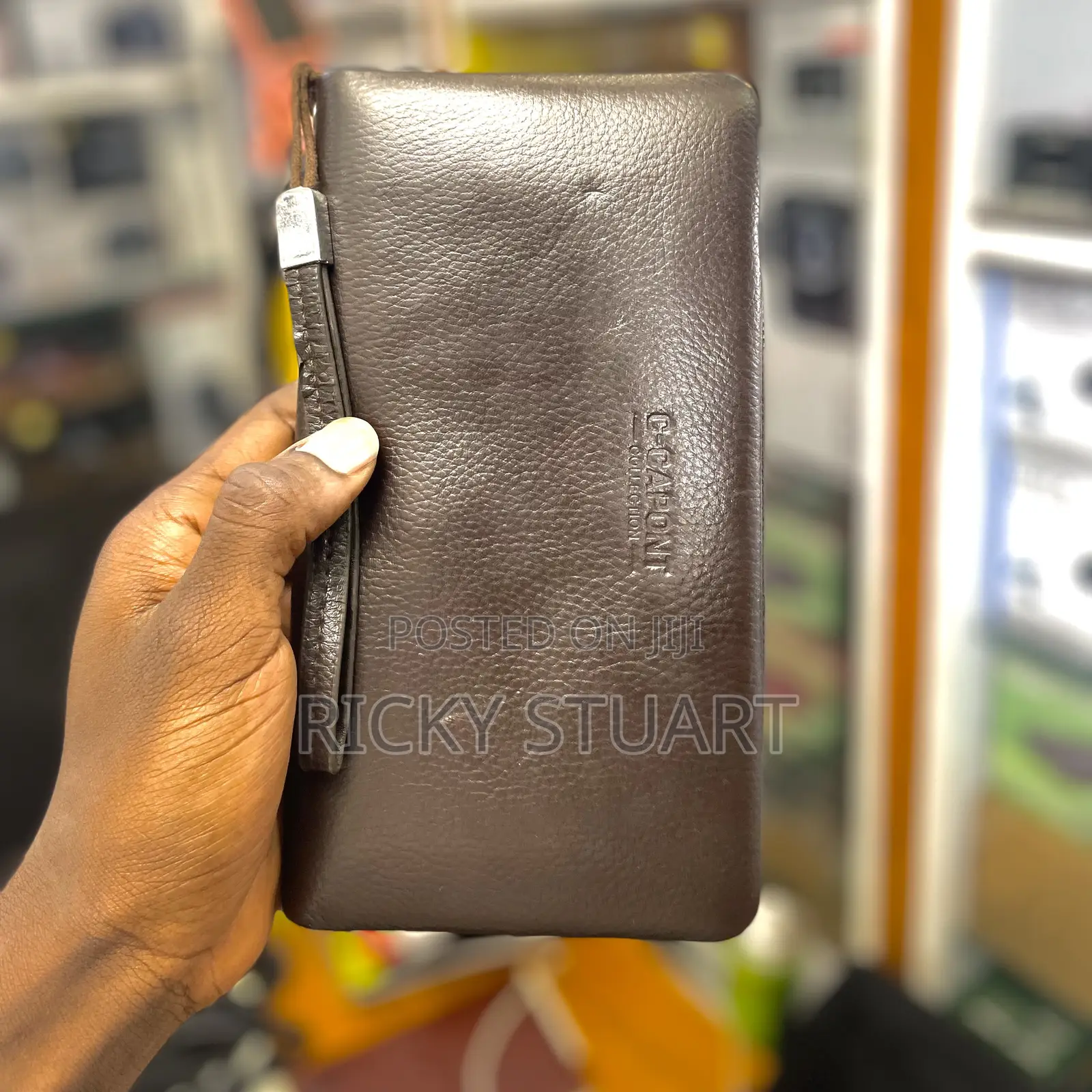 Men Wallet Leather Handbag