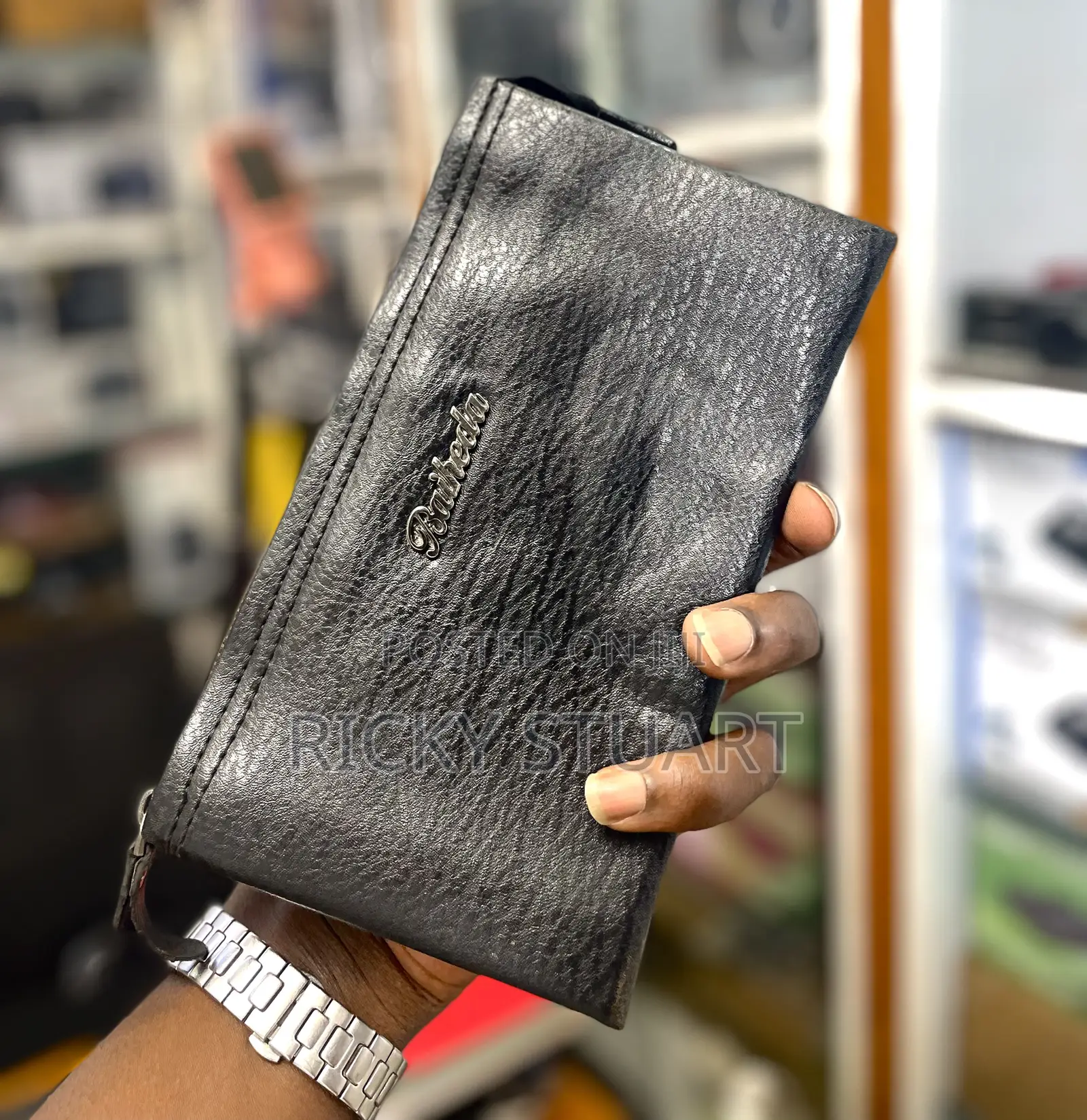 Men Wallet Leather Handbag