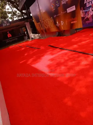 Red Walk Way Grass Carpet