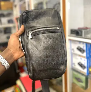 Men Chest Bag Pack Genuine Leather