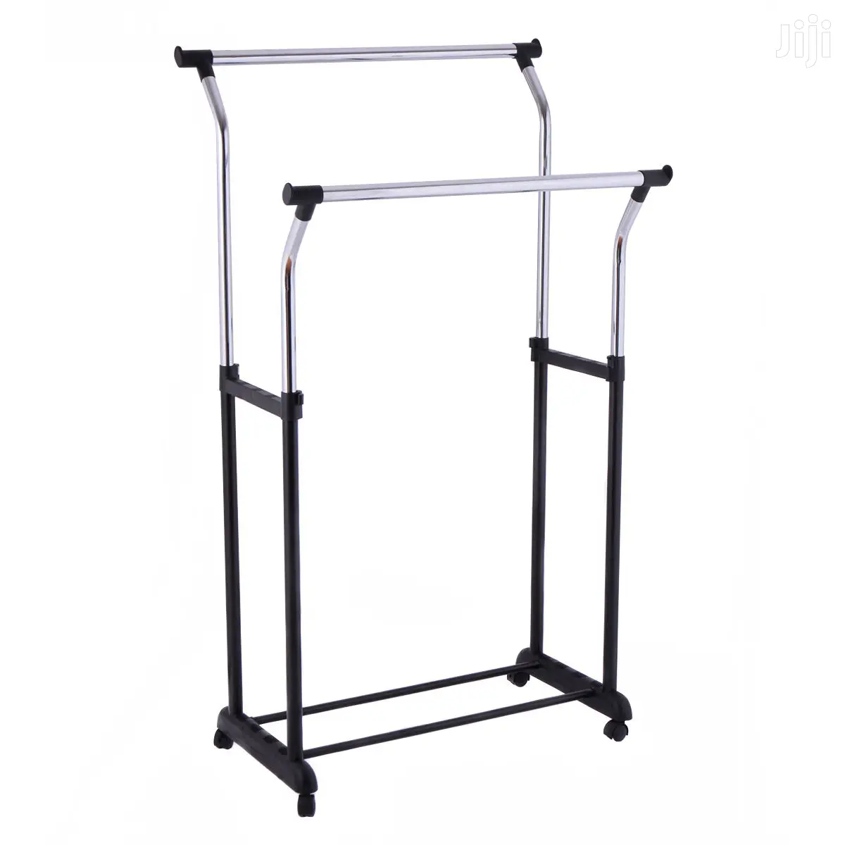 Mainstays Double Adjustable Rolling Garment Rack
