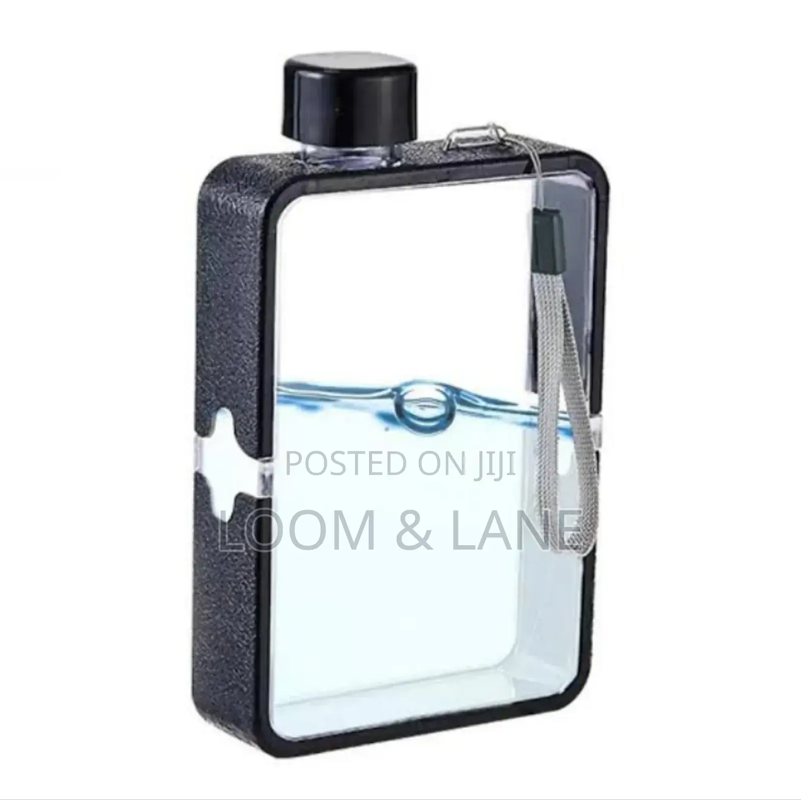 Flat, Book Shaped Square Water Bottle