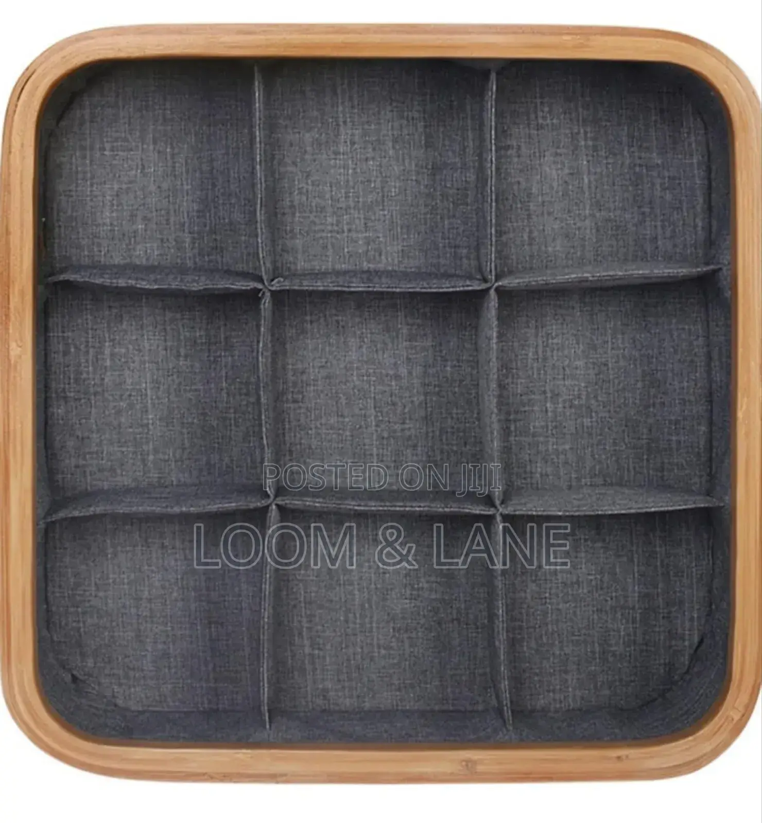 9-Cell Non-Lided Square Underwear Storage Basket