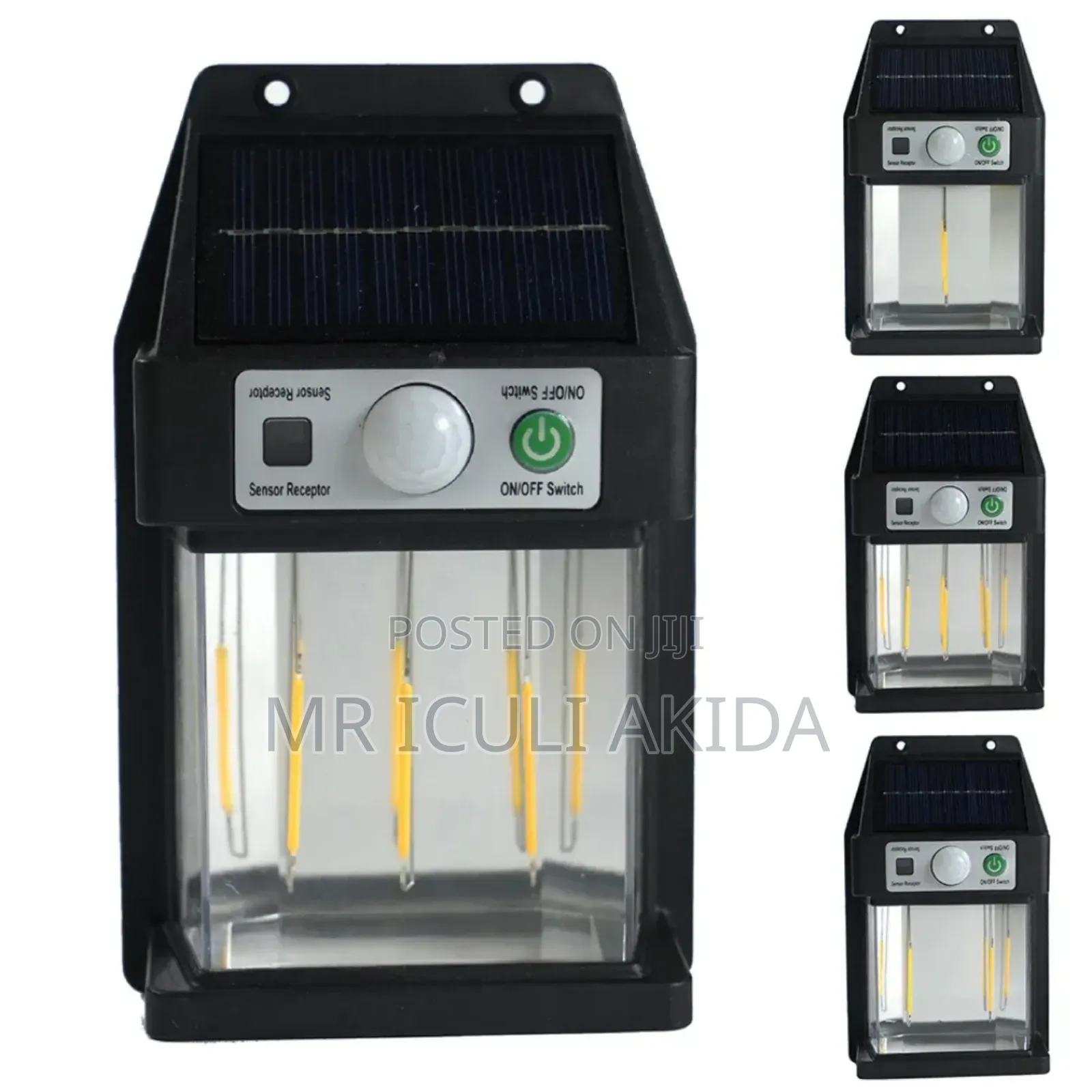 Outdoor Tungsten Wall Waterproof Motion Sensor Solar Light