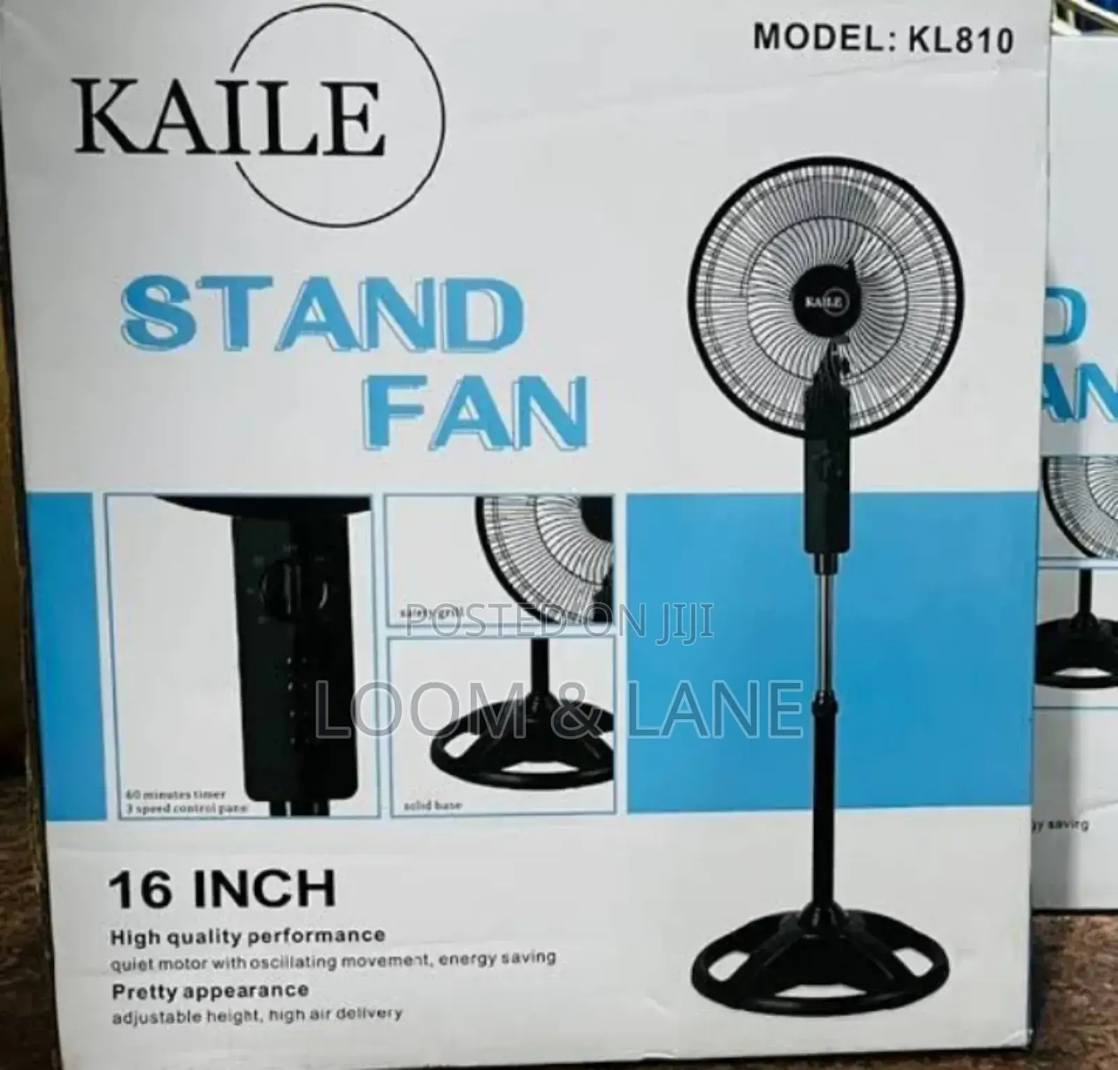 Kaile 16" Electric Stand Fan