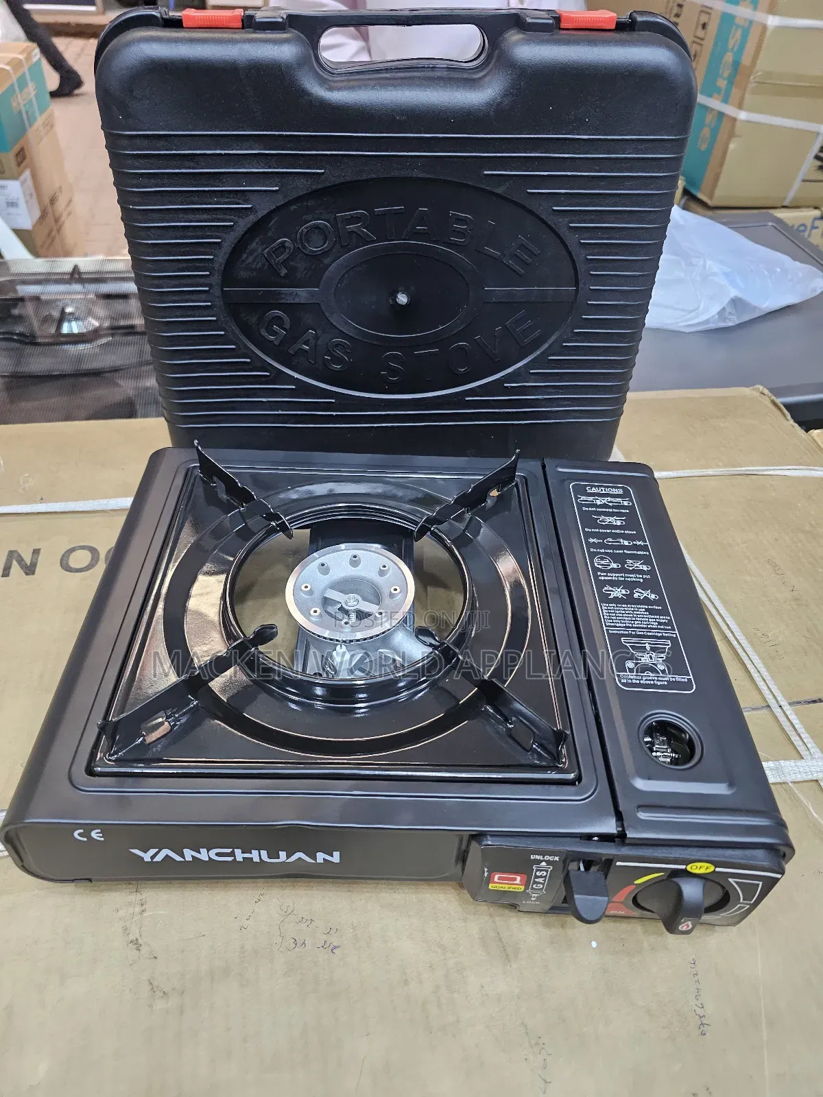 Portable Gas Stove With Gas Canister