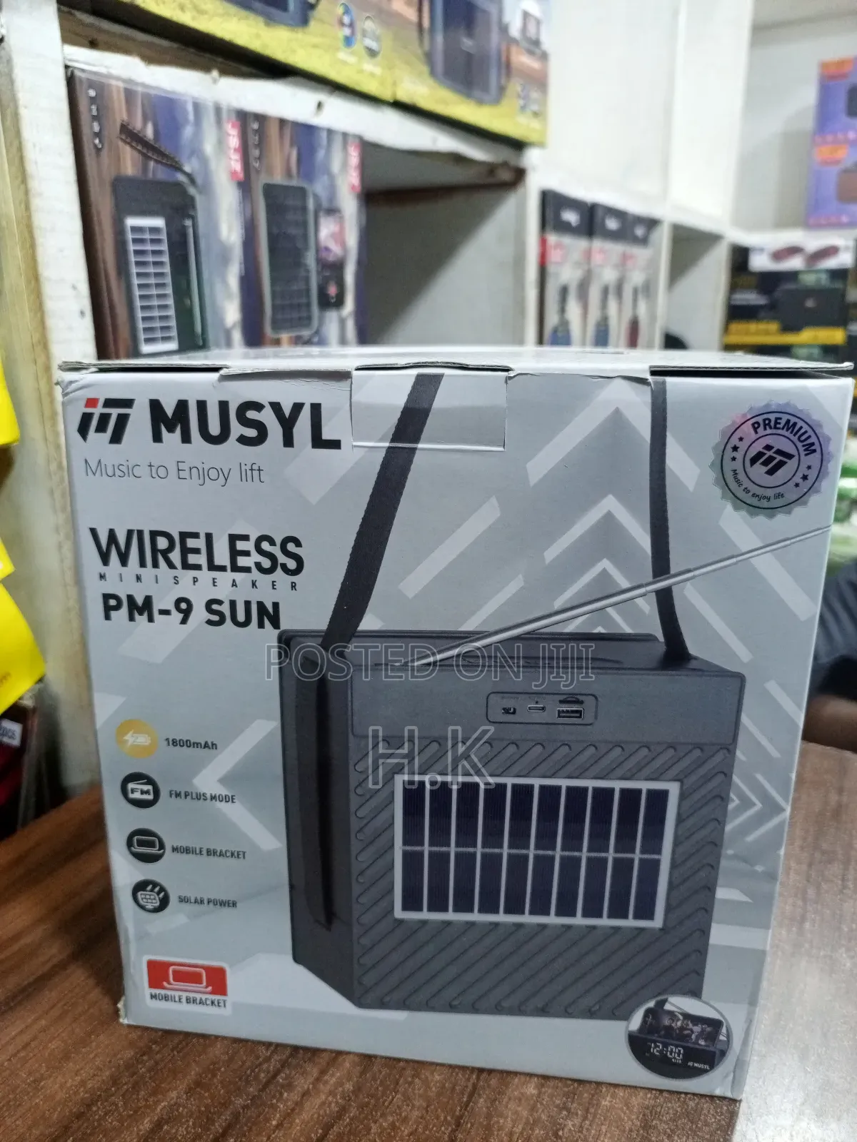 Musyl Pm-9 Sun Wireless Mini Speaker.