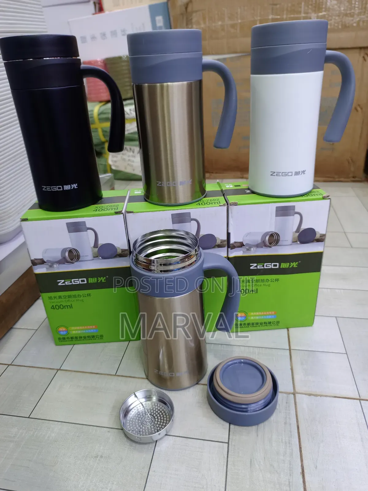 400mls Zego Vacuum Mug / Cup