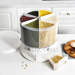 Rotating Food Storage Container