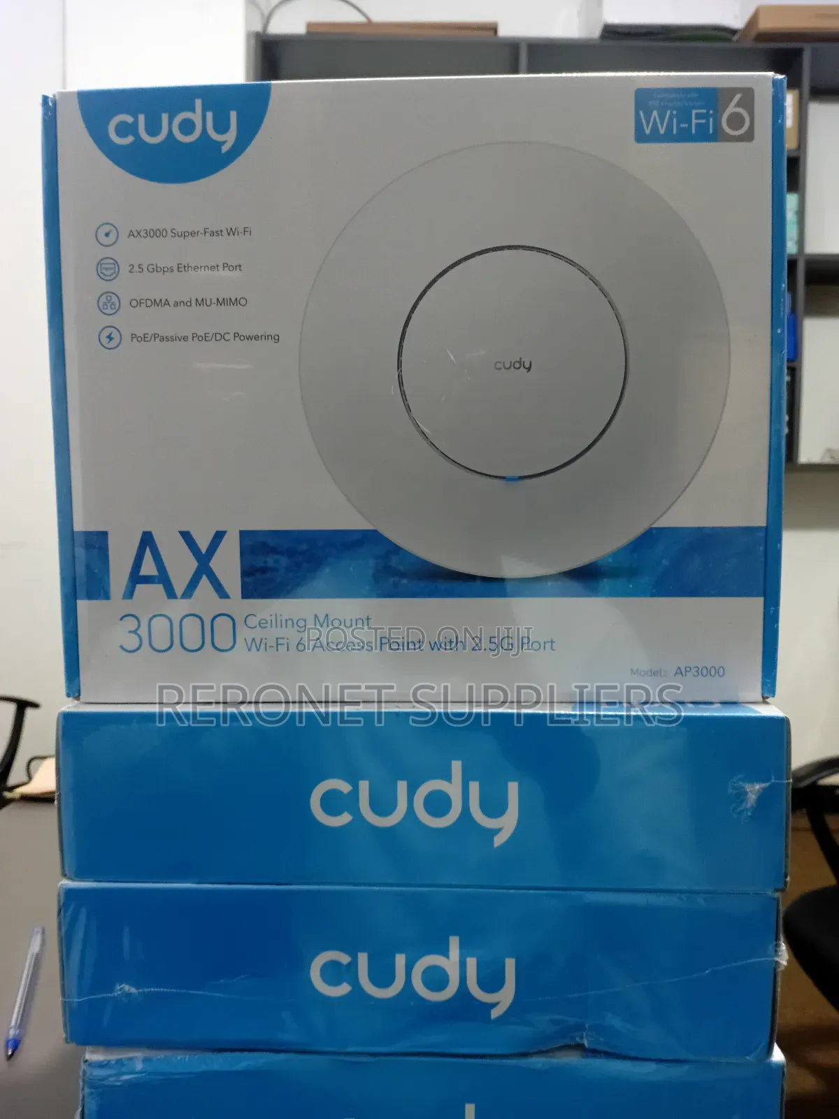 Cudy Ax3000 Ceiling Mount Wifi 6 Indoor Access Point