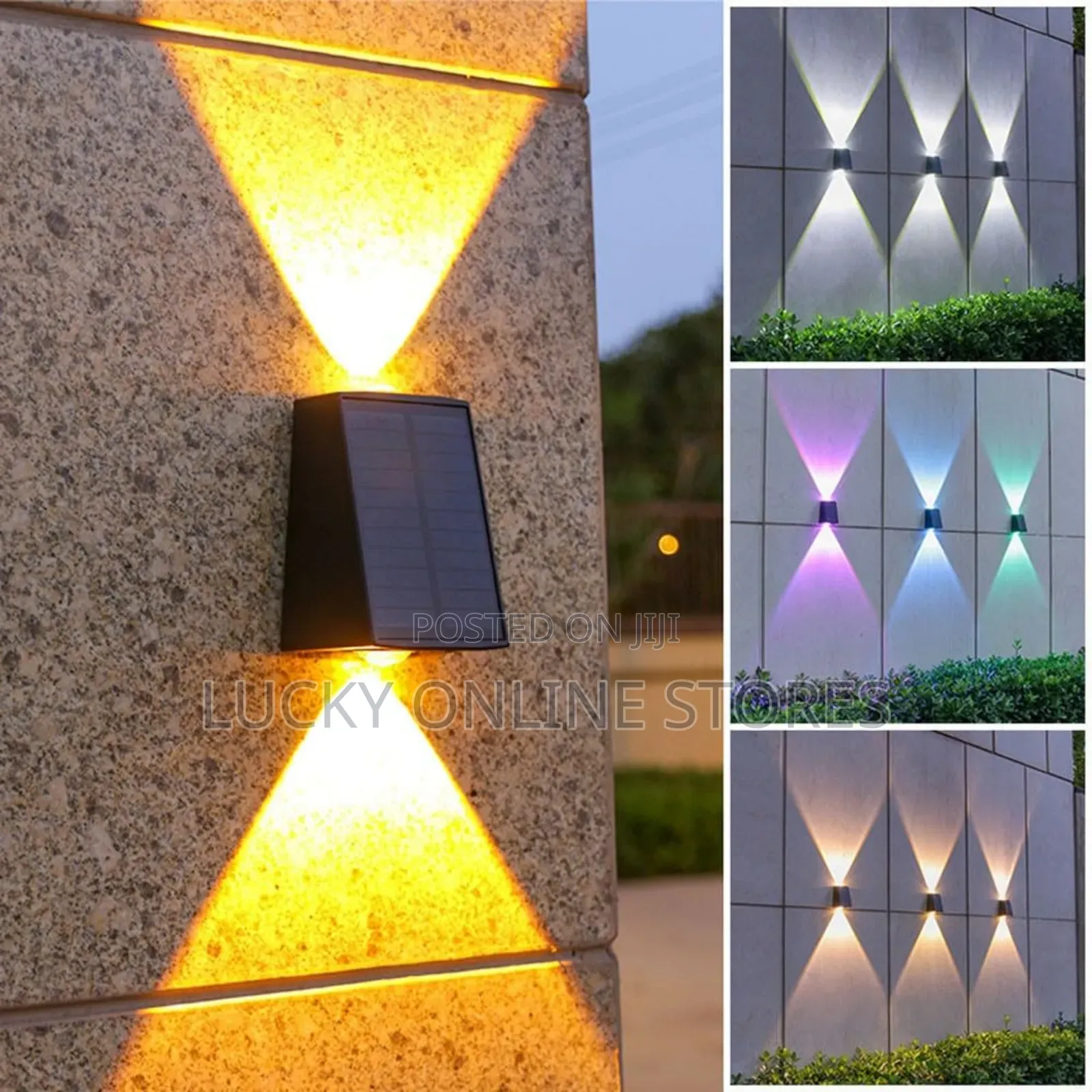 Luminous Solar Wall Lights