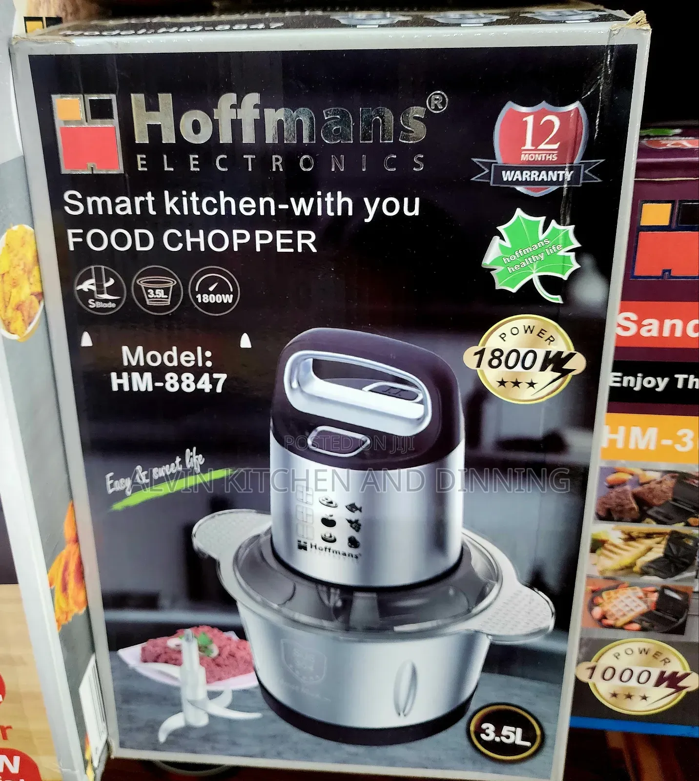 Food Chopper Multifunction Grind Meat Vegetable