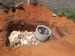 Bio Digester Septic Construction Site in Kayunga