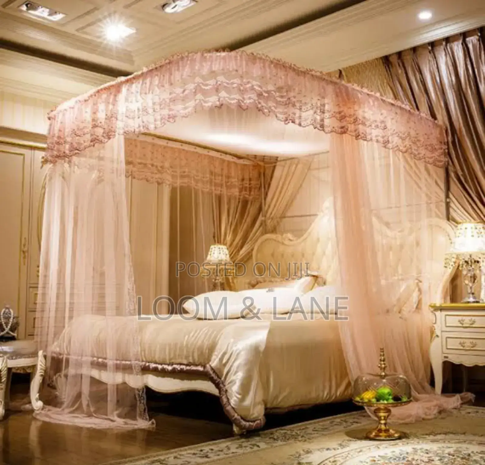 6 by 6 Wall Mounted Mosquito Net