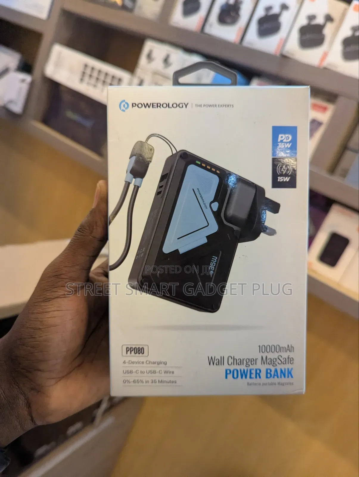 Powerology Wall Charger Magsafe Power Bank In