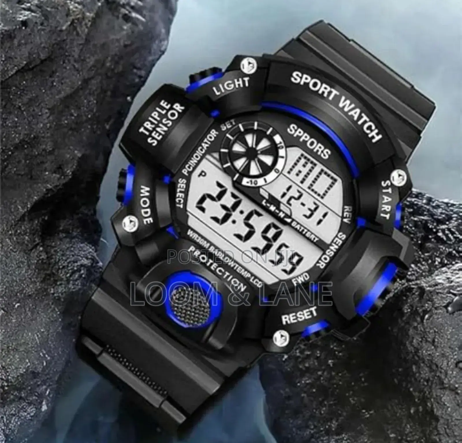 New Digital Alarm Sport Watch