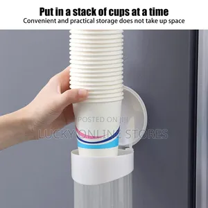 Wall Mounted Paper Cup Dispenser.