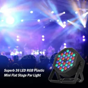 36bulb Flat Stage Light With Plug In Audio