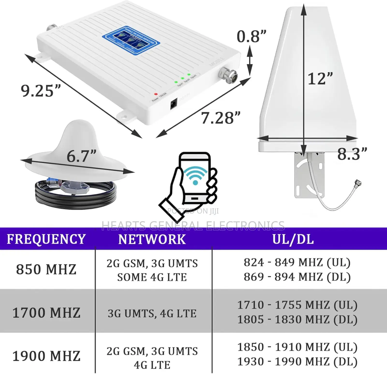Mobile Network Booster ( Quad Band )