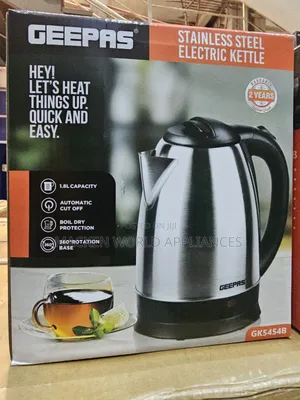Geepas Kettle 2 Years Warranty