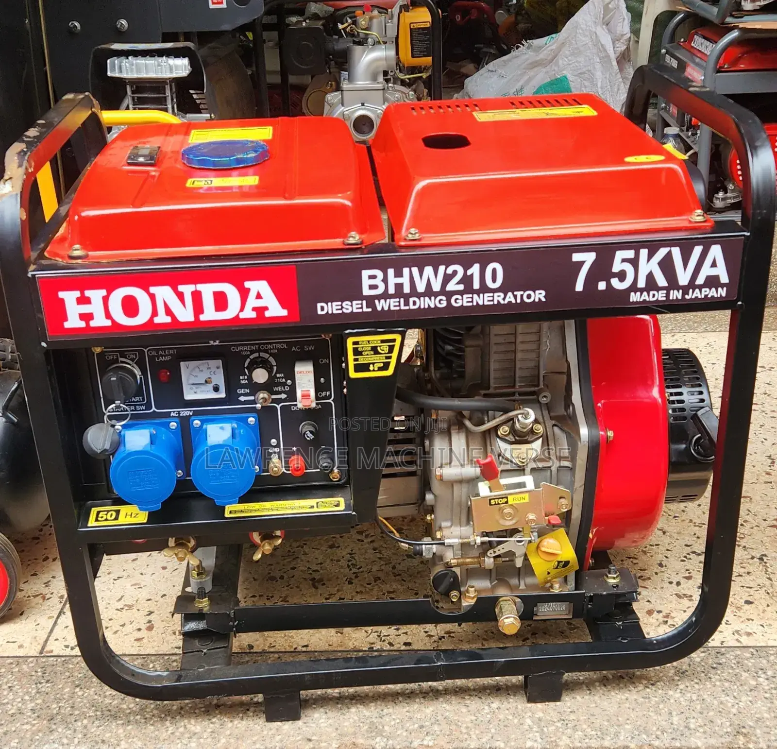 Diesel Welding Generator 7.5 Kva Honda