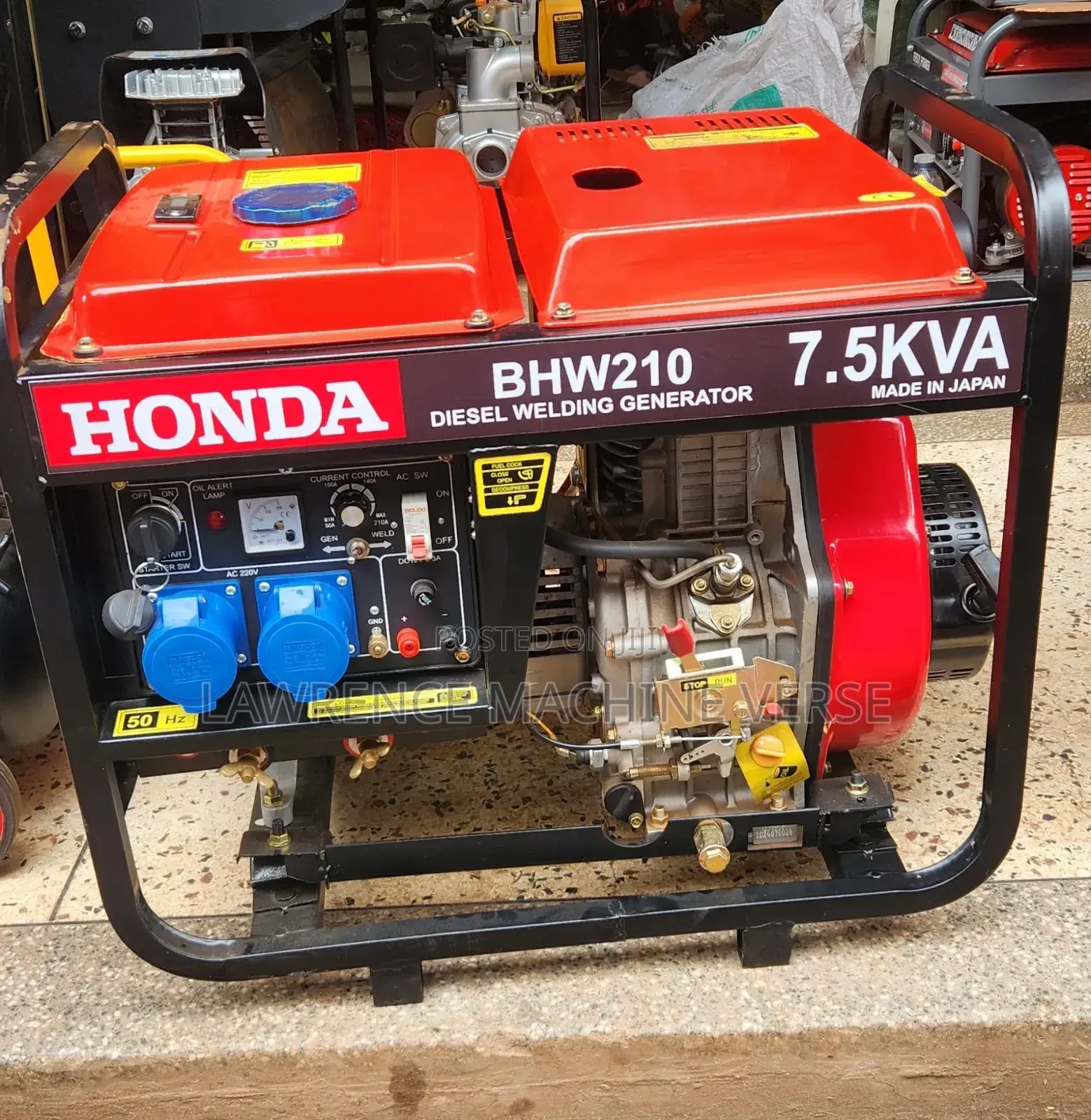 Diesel Welding Generator 7.5 Kva Honda